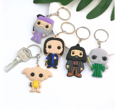 Llaveros de goma Personajes Harry Potter